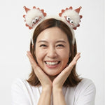 Load image into Gallery viewer, Radhu &amp; Kabby Labubu Plush Hairband | Cute Cartoon Character Headband | Soft &amp; Fun Accessory