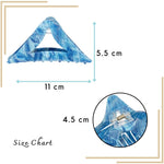 Load image into Gallery viewer, Radhu &amp; Kabby Triangle Hair Claw Clip Set for Girls &amp; Women | Pack of 3 Strong Grip &amp; Durable Hair Clutchers