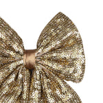 Load image into Gallery viewer, Stylish Hair Bow Clip for Women/Girls Golden Colour Set of 1
