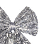 Load image into Gallery viewer, Trendy Hair Bow Clip for Women &amp; Girls Silver Colour Pack of 1
