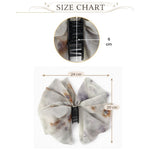 Load image into Gallery viewer, Radhu &amp; Kabby Elegant Fabric Hair Claw Clip with Soft Abstract Print for Girl &amp; Women