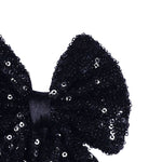 Load image into Gallery viewer, Handmade Hair Bow Clip for All Occasions Black Colour Set of 1
