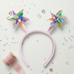 Load image into Gallery viewer, Radhu &amp; Kabby Kids Windmill Hairband | Moving Fan Headband with Air Flow | Cute Party Hair Accessory for Girls