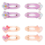 Load image into Gallery viewer, Hair Clips for Girls Pastel Purple &amp; Pink Alligator Hair Pins Set of 4
