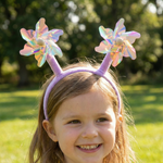 Load image into Gallery viewer, Radhu &amp; Kabby Kids Windmill Spinner Hairband | Air-Moving Fan Design | Playful Hair Accessory