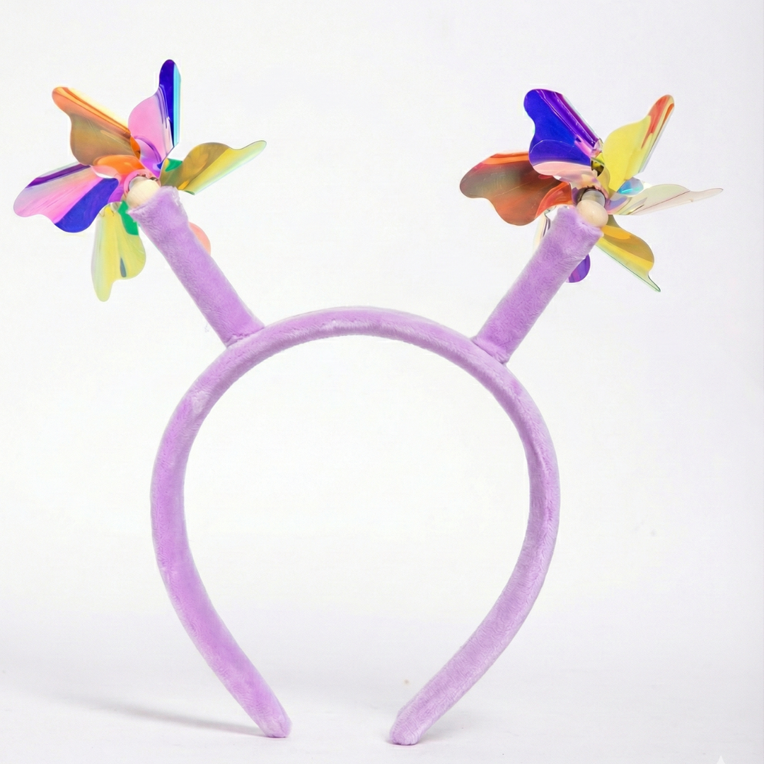 Radhu & Kabby Kids Windmill Spinner Hairband | Air-Moving Fan Design | Playful Hair Accessory