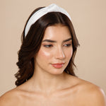 Load image into Gallery viewer, Radhu &amp; Kabby Set of 3 Neutral Shade Knot Hairbands | Stylish Headbands for Women/Girls