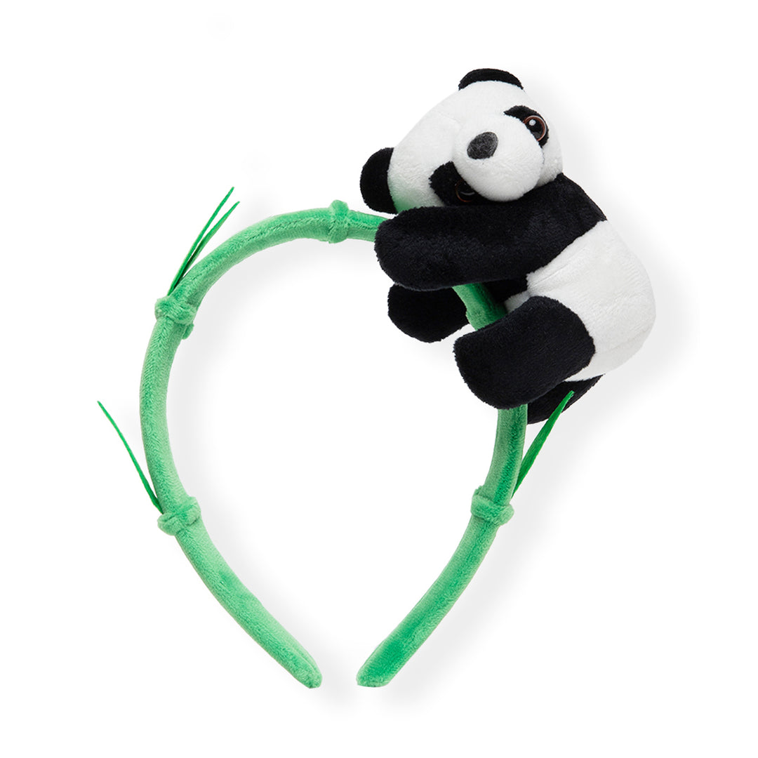 Plush Panda Hairband for Kids – Adorable Bamboo Design Hair Accessory One Piece