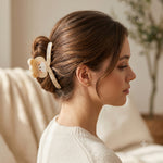Load image into Gallery viewer, Radhu &amp; Kabby Bear Design Hair Claw Clip for Women | Strong Hold Acrylic Hair Clutcher for Everyday Styling