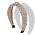 Load image into Gallery viewer, Radhu &amp; Kabby Set of 3 Neutral Shade Knot Hairbands | Stylish Headbands for Women/Girls