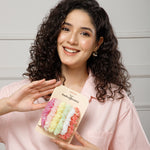 Load image into Gallery viewer, Radhu &amp; Kabby Trendy Hair scrunchies for Girls/Women | Anti-Hair Breakage | Set of 6 Multicolor Hair Ties for All Occasions