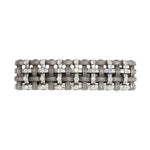 Load image into Gallery viewer, Elegant Metal Barrette Hair Clip - Silver Tone with Rhinestone Details 1 Piece
