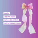 Load image into Gallery viewer, Hair Bow Clips Long Ribbon  Perfect for Any Occasion Set of 2
