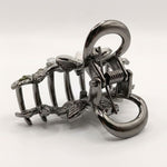 Load image into Gallery viewer, Radhu &amp; Kabby Floral Hair Claw Clips for Girls/Women | Set of 2 Stylish Mini Clutchers | Elegant Rhinestone Embellished Design