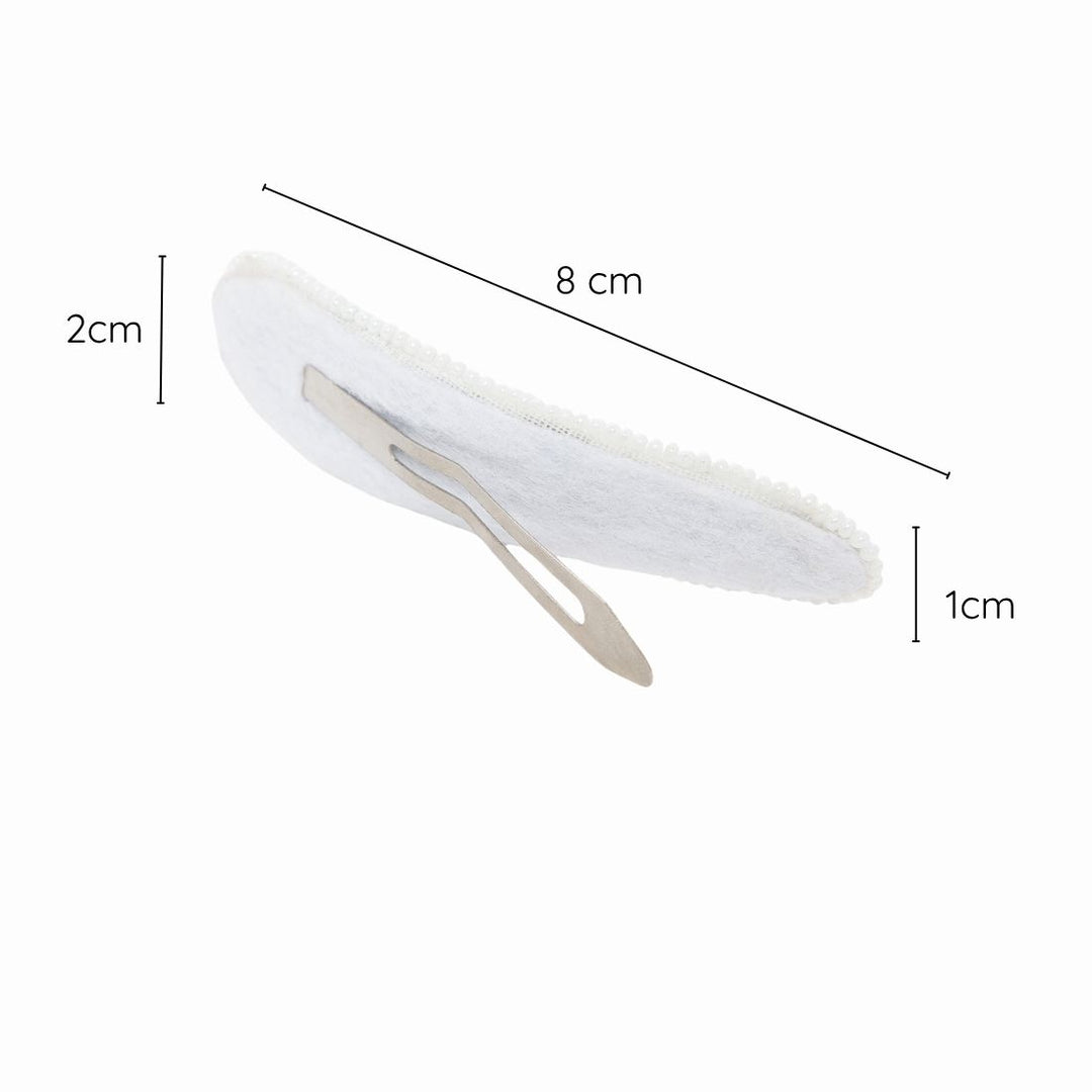 Radhu & Kabby Festive Christmas Tree Hair Clips with Beads for Women & Girls