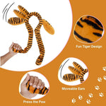 Load image into Gallery viewer, Radhu &amp; Kabby Tiger Print Plush Hairband | Cute Animal Ear Design for Kids &amp; Adults