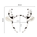 Load image into Gallery viewer, Radhu &amp; Kabby Cow Theme Headband | Fluffy Horns &amp; Ears | Ideal for Parties, Reels &amp; Dress-Up Vibes