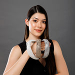 Load image into Gallery viewer, Radhu &amp; Kabby Set of 3 Neutral Shade Knot Hairbands | Stylish Headbands for Women/Girls