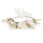 Load image into Gallery viewer, Radhu &amp; Kabby Hair Tiara for Girls &amp; Women | Soft Pastel Flowers with Leaves &amp; Berries | Elegant Lightweight