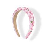 Load image into Gallery viewer, Radhu &amp; Kabby Elegant Pink Floral Embroidered Hairband for Women &amp; Girls