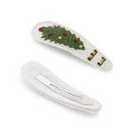 Load image into Gallery viewer, Radhu &amp; Kabby Festive Christmas Tree Hair Clips with Beads for Women &amp; Girls
