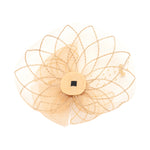 Load image into Gallery viewer, Radhu &amp; Kabby Fascinator Hat for Girls/Women | Brown Hat with Alligator Clips &amp; Headband | Hair Accessory for Weddings, Parties &amp; Special Occasions