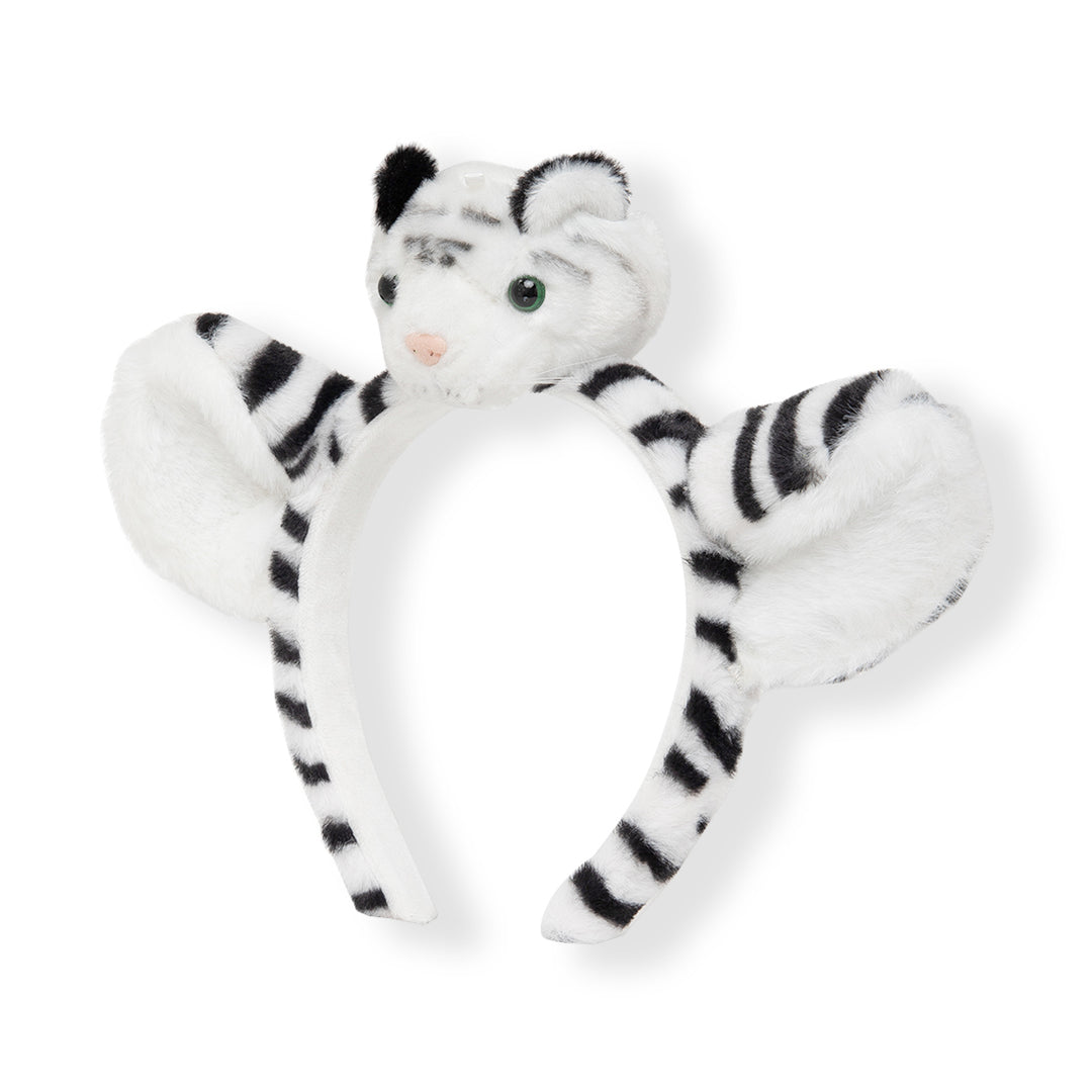 Tiger Hairband for Kids Animal - Themed Headband White Colour One Piece