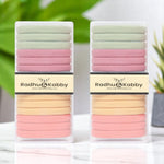 Load image into Gallery viewer, Radhu &amp; Kabby Rubber Bands for Women &amp; Girls | Strong Ponytail Holders for Thick &amp; Thin Hair | Everyday Hair Accessories