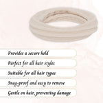 Load image into Gallery viewer, Radhu &amp; Kabby Neutral Hair Ties Set | Brown &amp; Beige Elastic No-Damage Ponytail Holders