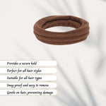 Load image into Gallery viewer, Radhu &amp; Kabby Premium Hair Ties | Set of 20 Black &amp; Brown | Gentle Grip, Long-Lasting &amp; Suitable for All Hair Types