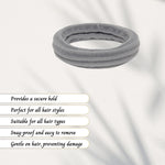 Load image into Gallery viewer, Radhu &amp; Kabby Premium Hair Ties | Set of 20 Black &amp; Grey | Gentle Grip, Long-Lasting &amp; Suitable for All Hair Types