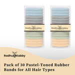 Load image into Gallery viewer, Radhu &amp; Kabby Rubber Bands for Women &amp; Girls | Strong Ponytail Holders for Thick &amp; Thin Hair | Everyday Hair Accessories