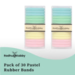 Load image into Gallery viewer, Radhu &amp; Kabby Rubber Bands for Women &amp; Girls | Strong Ponytail Holders for Thick &amp; Thin Hair | Everyday Hair Accessories