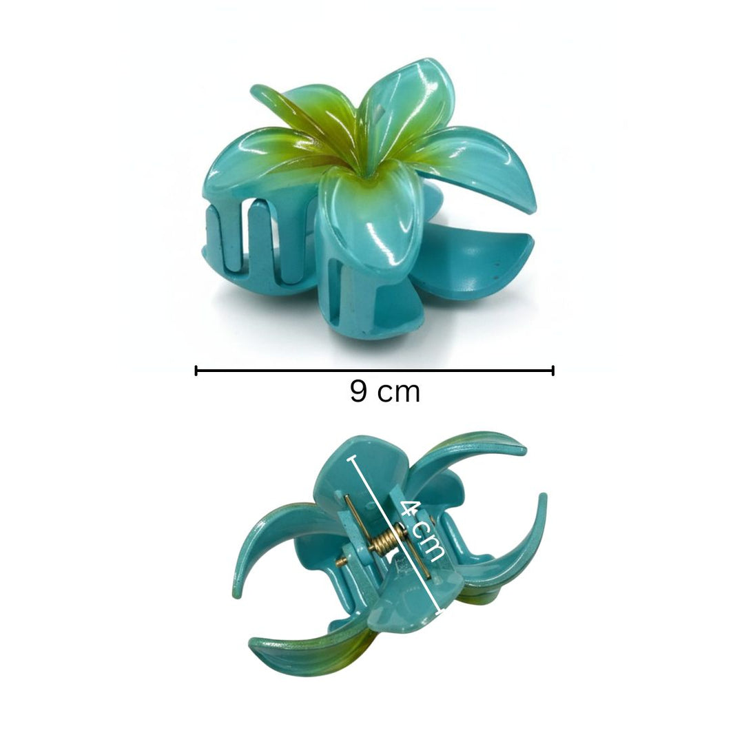 Radhu & Kabby Floral Pastel Hair Claw Clip for Women/Girls | Pack of 6 Stylish Flower Design Hair Accessor