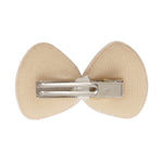 Load image into Gallery viewer, Radhu &amp; Kabby Elegant Bow Hair Clips for Girls | Set of 2 Neutral Toned Bows with Soft Finish