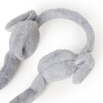 Load image into Gallery viewer, Radhu &amp; Kabby Grey Bunny Ear Muffs | Warm, Furry &amp; Lightweight for WinterWear | Pack of 1