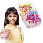 Load image into Gallery viewer, Kids Hair Accessories Set - Hair Ties &amp; Clips in a Box
