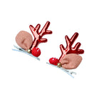 Load image into Gallery viewer, Christmas Reindeer Hair Clips - Cute and Festive Hair Accessories 1 Pair
