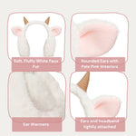 Load image into Gallery viewer, Radhu &amp; Kabby Cozy Horn Plush Earmuffs | Soft, Warm &amp; Lightweight Winter Ear Warmer