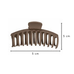 Load image into Gallery viewer, Radhu &amp; Kabby Matte Hair Claw Clip Set of 4 | Wide Tooth Strong Hold | Neutral Shades for Women