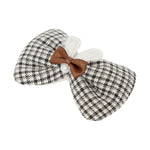 Load image into Gallery viewer, Radhu &amp; Kabby Layered Bow Hair Clips for Girls &amp; Women | Set of 3 Bows in Neutral Shades for Party &amp; Daily Wear