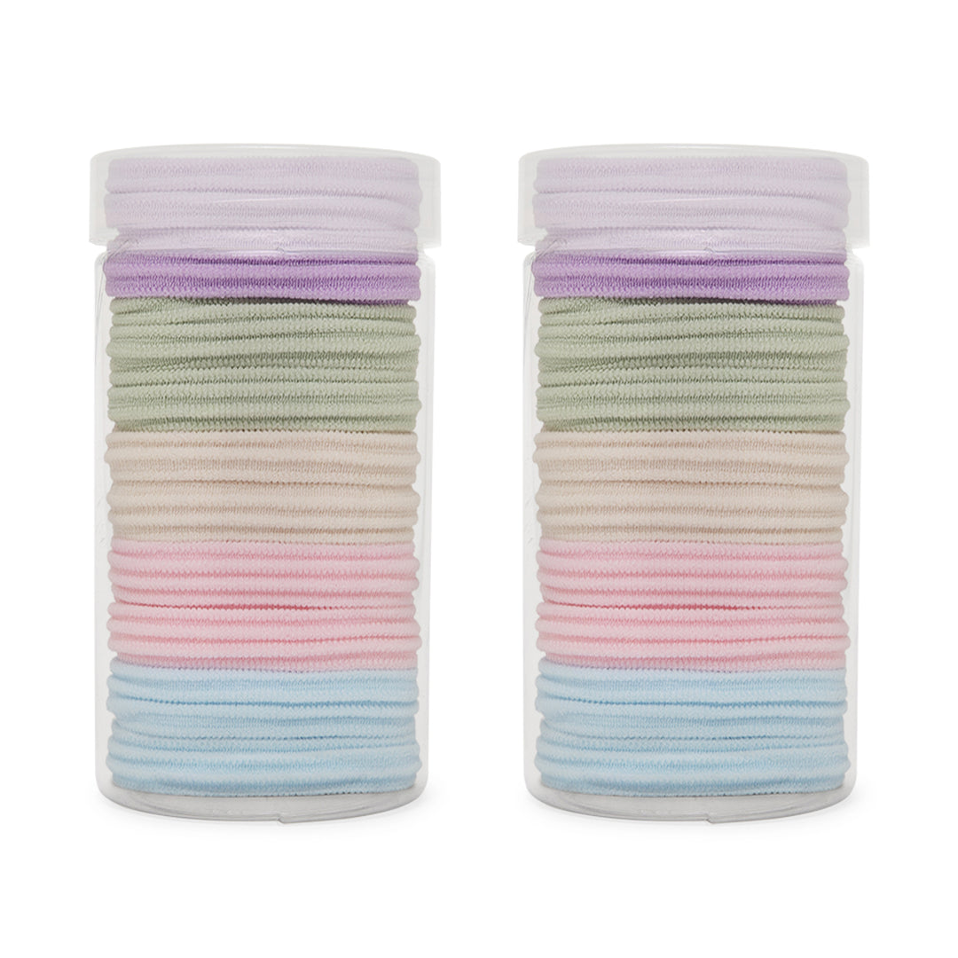 Radhu & Kabby Premium Rubber Bands | Pack of 20 | Multicolor & Stretchable Hair Accessories for Girls & Women