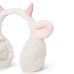 Load image into Gallery viewer, Radhu &amp; Kabby Adorable Pink Horn Plush Earmuffs | Cozy, Soft &amp; Warm Winter Ear Warmer