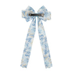 Load image into Gallery viewer, Radhu &amp; Kabby Pack of 4 Multicolor Floral Ribbon Hair Bows for Women &amp; Girls