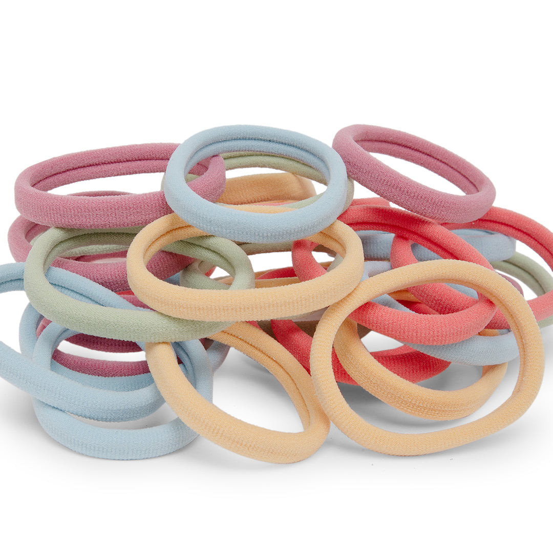Radhu & Kabby Rubber Bands for Women & Girls | Strong Ponytail Holders for Thick & Thin Hair | Everyday Hair Accessories