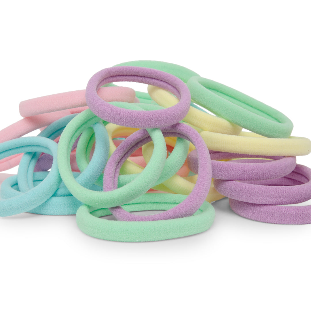 Radhu & Kabby Rubber Bands for Women & Girls | Strong Ponytail Holders for Thick & Thin Hair | Everyday Hair Accessories