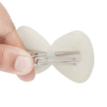 Load image into Gallery viewer, Radhu &amp; Kabby Elegant Bow Hair Clips for Girls | Set of 2 Neutral Toned Bows with Soft Finish