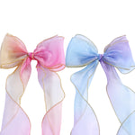 Load image into Gallery viewer, Hair Bow Clips Long Ribbon  Perfect for Any Occasion Set of 2
