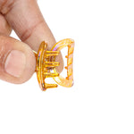 Load image into Gallery viewer, Radhu &amp; Kabby Multicolor Mini Claw Clips for Girls | 12-Piece Star &amp; Arch Set Glossy Acrylic Finish | Strong Hold Hair Accessories for Everyday &amp; Festive Use