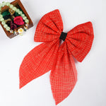 Load image into Gallery viewer, Non-Slip Hair Bow Clip for All Occasions Red Colour Pack of 1
